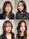エイム(A-im)の写真/【第一印象は顔まわりで決まる♪小顔見せも叶う前髪&顔まわりカットで"結んでも可愛い"スタイルをご提案*】