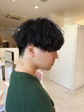 ニューヨーク ニューヨーク 河原町オーパ店(NYNY) メンズマッシュパーマ波巻きパーマスパイラルシャドーパーマ