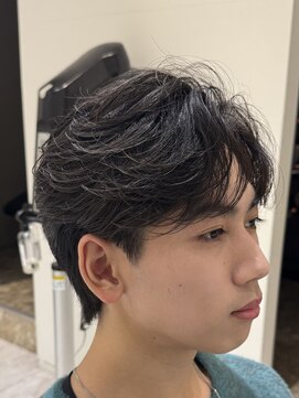 バース 梅田中崎町店(BIRTH) フェザーパーマニュアンスパーマセンターパート大阪パーマ