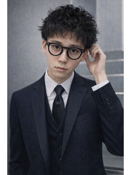 ベル 表参道店(Belle) 《お洒落ビジネスマンの方へ》/シャドウパーマ/ベリーショート