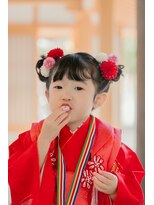 マカロンコワフュールドウシワカマル(macaron coiffure de ushiwakamaru)&nbsp;七五三アップ