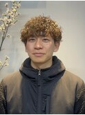ニュアンスパーマ韓国ヘアメンズカットフェザーパーマ毛流れ