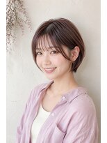 ワゴンバイアフロート(Wagon by afloat)&nbsp;ショートボブ×ナチュラルショートレイヤー20代30代丸顔面長池袋