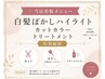 【当店看板メニュー】白髪ぼかしハイライト＋カラー(白髪染め可)＋カット＋Tr