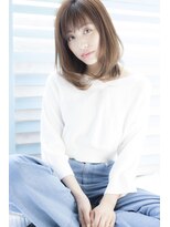 オウル(Owll)&nbsp;シースルバングレイヤー[mignon]力の抜けた可愛らしいミディ