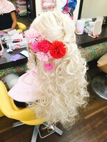 ☆シンプルな『女装ウィッグのハーフアップ！』(注)巻きナシです
