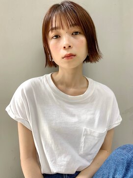 ミィ 表参道(mee.) 【mee.】ブチ 外ハネパッツンボブ