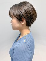 テトヘアー(teto hair) short(マッシュショート、グレージュ、イルミナカラー)