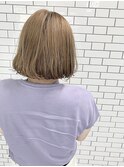 【Zina渋谷】イルミナカラー使用で柔らかフォギーベージュ