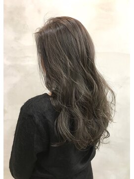 ペスカ 清田店(pesca) グレージュ ゆるふわロング× PESCA