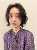 エアリーパーマでつくるゆるふわボブ