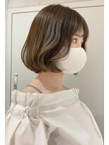 ヨーク(YOKE)&nbsp;【 YOKE 】大人かわいい韓国ボブぱっつん顔まわりレイヤー