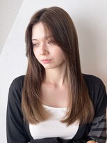 アイティーバイアルバム 藤沢店(IT by ALBUM) ナチュラルストレート_マチルダボブピンクベージュ_29339