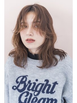 アジールヘア 東上野店(agir hair) 20代30代大人透明感ソフトグレージュケアブリーチボブ【上野】