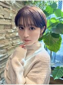 大人可愛い丸みショート