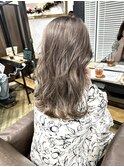 切りっぱなしボブ エアリーロング 美髪 ピンクブラウン