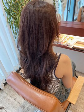 マーリャヘアー(mallia hair) レイヤースタイルレイヤーカットロングレイヤー小顔スタイル