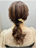 ローポニーアレンジ