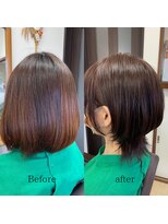 みとも美容室&nbsp;ウルフカット