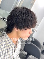 メンズフィール 心斎橋(MENS FEEL) シャドウパーマウルフゆるふわショコラブラウン