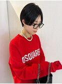 ハンサムショート/ウザバング/マッシュショート/ブルージュ