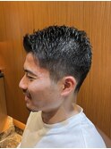 銀座　理容室　ショートスタイル　刈り上げ