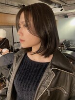 ノラジャーニー(NORA Journey) 【あきら】ミディアムボブ顔まわりレイヤーハッシュカット