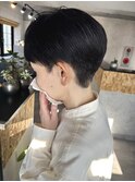 刈り上げショート/黒髪ショート/ツーブロック/たまプラーザ