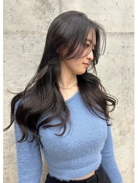 ヌエン 渋谷(NU/EN) ローレイヤー×ダークグレージュ