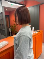 レブ 三条河原町(Reb,)&nbsp;ブリーチ無しピンクブラウン