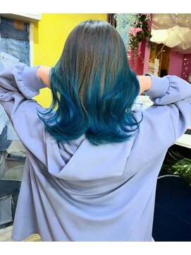 トーク 伊丹本店(TAL'KE) TAL’KE/伊丹/ケアブリーチ/裾カラー/ブルーカラー/韓国_1464