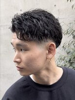 フィフス 大分(fifth)&nbsp;大分メンズツーブロック刈り上げ縦落ちツイストスパイラルパーマ