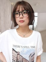 サイン 渋谷(SIGN)&nbsp;お洒落なレイヤーカットハッシュカットレイヤーボブ渋谷