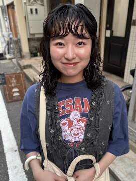 エヴリンアンドペイジ(Evelyn&paige) くるくるパーマ/前髪パーマ【神戸元町/水原】