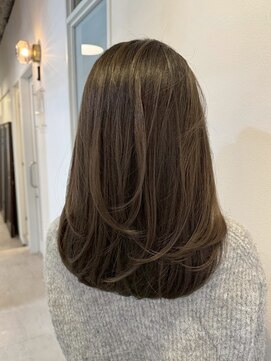 ムード(MOOD,) 暗めカラー/グランマッシュ[レイヤーカット/髪質改善/銀座]