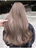 外国人風ミルクティーベージュケアブリーチ堀江