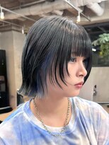 トゥイン 八王子(TWIN)&nbsp;インナーカラーネイビーブルー
