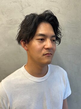 スリーバイベルベット(THREE...by velvet) メンズカット/メンズパーマ/波巻きスパイラルパーマ/スパイラル