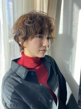 ディジョン 自由ヶ丘(Dijon) 韓国顔まわりレイヤーカットグレージュオリーブベージュブラウン