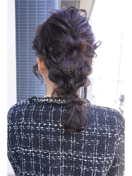 シィーム(cime) ヘアセット　編みおろし