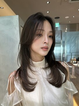 ロンド ルージュ 銀座店(Lond rouge) オリーブグレー/グランマッシュ/ココアベージュ/レイヤーカット