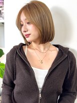 イヴォーク トーキョー(EVOKE TOKYO) ぱっつんボブ髪質改善艶髪カラーボブレイヤーカット