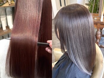 モワ 仙台(Mois)の写真/【仙台駅徒歩3分/学割U24】Mois自慢の髪質改善を学生限定価格で◎話題のブリーチなしダブルカラーも*