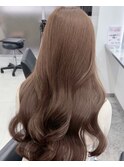 髪質改善/小顔ヘア/ミルクティーベージュ/レイヤーカット
