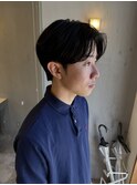 毛流れセンターパート