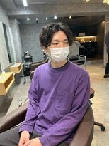 ザ シーワークス ときわ台店(THE Cworks)&nbsp;センターパート/メンズパーマ/ツイスパ/波巻き