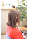 切りっぱなし風ロブ