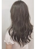 グレージュ×ゆる巻きウェーブ【レセ新松戸ドゥー店】