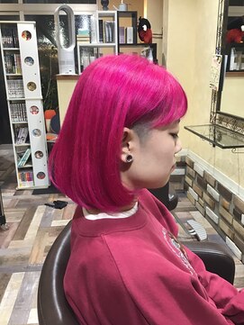 サムブリッジ(SOMEBRIDGE) ★無敵☆ビビッドピンクヘアカラー★(SOMEBRIDGE 亀有)