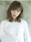 ミディアムレイヤー　外ハネボブ